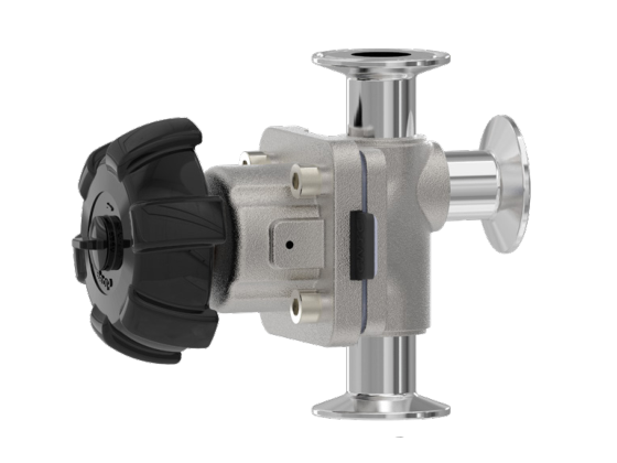 衛生級L、T型(xing)不鏽鋼隔(gé)膜閥