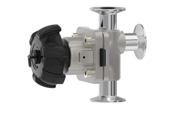 衛生(sheng)級L、T型不鏽鋼隔(gé)膜閥